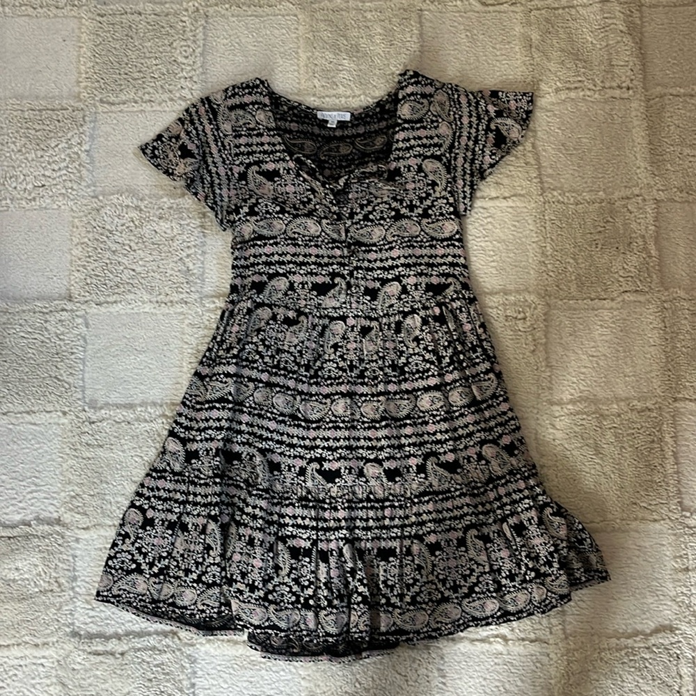 Patrons of Peace Black Babydoll Dress